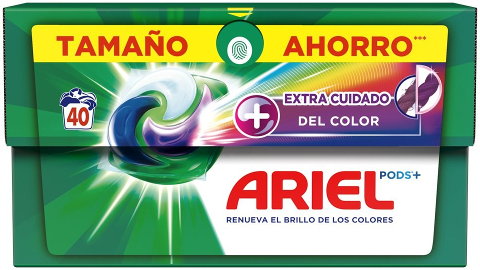 Ariel Pods+ Color gélové kapsule na pranie 40 ks