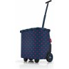 Nákupná taška na kolieskach Reisenthel Carrycruiser Mixed Dots Red