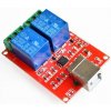 Robotlinking Inteligentný riadiaci modul USB PC, 2 kanálový 5V reléový modul