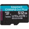 Kingston Canvas Go Plus microSDXC 512 GB SDCG3/512GBSP