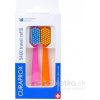 Curaprox CS 5460 Travel set náhradní hlavice kartáčku tmavě růžová + žlutá