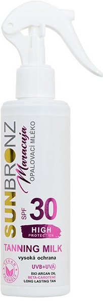 Vivaco SunBRONZ SUN BRONZ Opaľovacie mlieko SPF 30 MARACUJA\s200 ml
