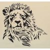 Amparo Miranda® Hlava leva - dekorácie na stenu, Rozmery dekorácie 80 x 80 cm