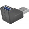 Zástrčka USB 3.0 - uhlová zásuvka.