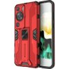 Gumený kryt Supersonic na Huawei P60 Pro - Červená