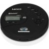 LENCO CD-300 čierna / Prenosný CD prehrávač / MP3 / 3.5mm / BT 4.2 (CD-300SCHWARZ)