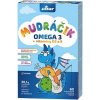 MUDráčik Omega 3 + Vitamíny D3, E 60 cps, žuvacie kapsule s príchuťou tutti-frutti