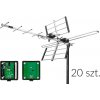 DVB-T anténa ATD32S VHF/UHF MUX8 smerová pasívna 20-balenie