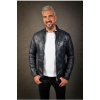 Max Original Leather Pánska kožená bunda 8066 dark blue (2XL 54-56) - Blue - 2XL