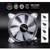 1stCOOL AURA EVO ARGB PWM Crystal 120mm transparentný ventilátor F12-AURA-EVO-CR