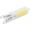 LED žiarovka G9 3W COB Studená biela (6000-6500K)