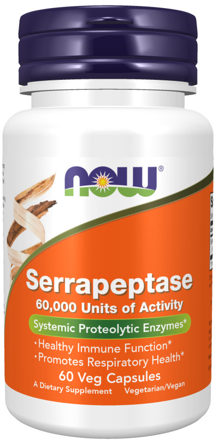 Now Foods Serrapeptase Systemic 60 kapsúl