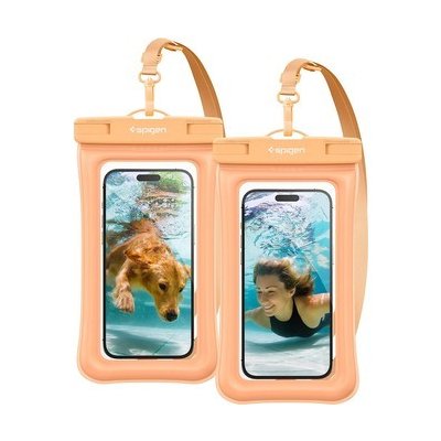 Púzdro Spigen Aqua Shield WaterProof Case A601 2 Pack, apricot