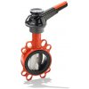 KSB BOAX-S DN200 PN6 / 10/16 T23g6gXU LP330 medziprírubová uzatváracia klapka s pákou, teleso: tvárna liatina, disk: nerez, manžeta: EPDM