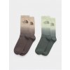 The North Face Everyday Crew Dip Dye 2P (khaki stone/smokey brown) M, mnohofarebná