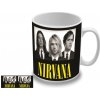 Nirvana - Yellow Logo and Photo hrnček
