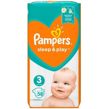 Pampers Sleep&play 58 ks