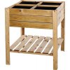 Vyvýšený záhon Asko Four 80x80x88 cm drevený impregnovaný