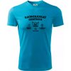 Zaobchádzať opatrne 50 - Pánske tričko Fantasy športové - 2XL ( Svetlý tyrkys )