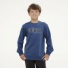 PUMA PUMA detská mikina tmavofialová 15-16 r (176 cm)