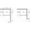 Kombinovaná chladnička s mrazničkou Bosch Series 4 KGN497ICT 440 l C Nerezová ocel