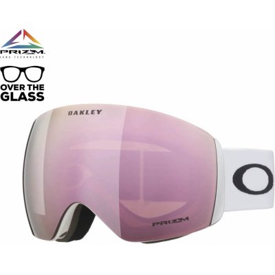 Snowboardové okuliare Oakley Flight Deck L matte white | prizm rose gold 24 - Odosielame do 24 hodín