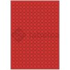 Labelea Samolepiace etikety kruh 14x14 mm farebné papierové, na hárku A4, pre laserovú a atramentovú tlač, Farba etikiet Červená, Počet hárkov v balení 100 EPY999014PR247S
