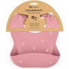 Petite&Mars Podbradník silikónový Take&Match Rose Princesses 6m+
