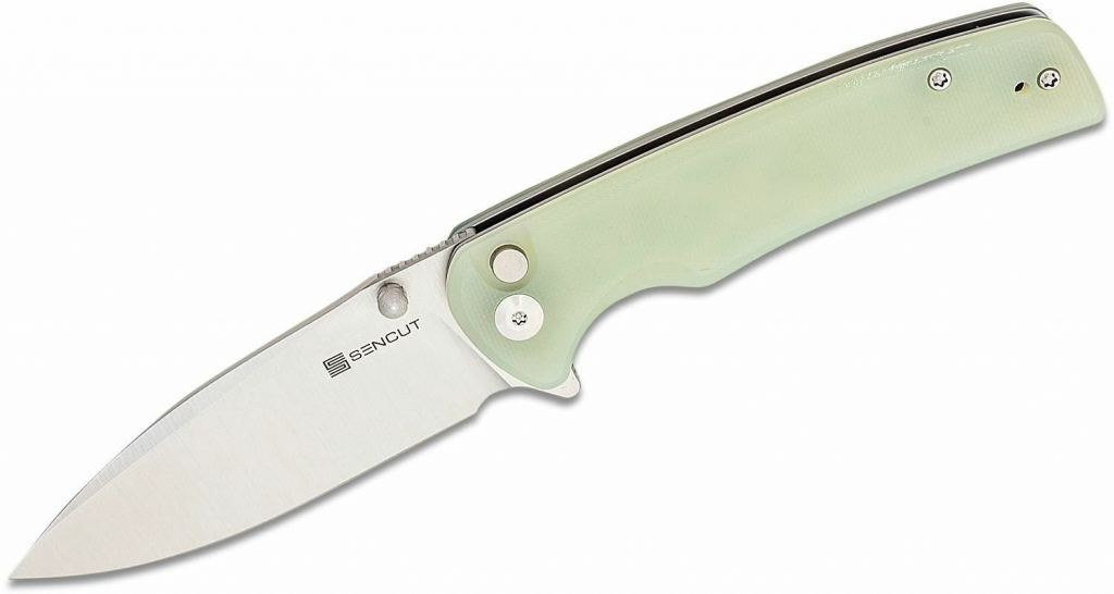 SENCUT Sachse Natural (Jade) G10/Satin 9Cr18MoV S21007-4