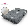 DRYBED Premium Vet Bed Hviezdna noc šedý 150 x 100 cm