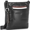 Dámska taška na rameno Hedgren - Cocoon Cushy Flat Vertical Crossover /Black