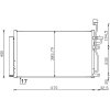 MAHLE Kondenzátor, klimatizace BEHR AC 716 001S