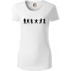 Karate postavy - Dámske tričko z organickej bavlny Origin (GOTS) - XL ( Biela )