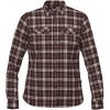 Fjällräven Fjällglim Stretch Shirt LS W, Farba DARK GARNET, Veľkosť XXS