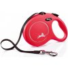 Vodítko FLEXI Classic NEW L pásek 8m/50kg červená