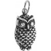 Argento Strieborný prívesok sova 85417