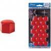 Krytky na skrutky kolies 19 mm červené