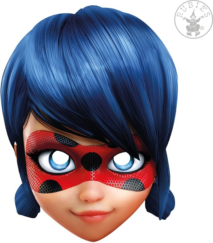 Miraculous Ladybug kartónová maska