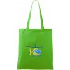 Vrtuľník rescue - Taška bavlnená - 42 x 38 cm ( Apple Green )