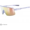 uvex dyrt okuliare, clear purple/mir. red