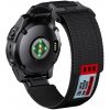 Runcool nylonový QuickFit remienok pre Garmin 22mm - Čierny IR-AWGW-0618