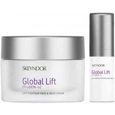 Skeyndor Global Lift liftingový krém pro suchou pleť 50 ml + liftingový krém na očné okolie 15 ml darčeková sada