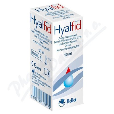 Hyalfid izotonický oční roztok 10ml