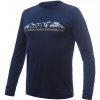 Pánske funkčné tričko Sensor Merino Active PT Mountains Dark blue S