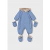 Overal zimný zateplený kožušinkou a rukavice, papučky Mayoral - 1502615054 Veľkosť: 70