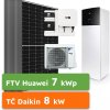 Ecoprodukt On-grid Huawei 7kWp + Tepelné čerpadlo Daikin Altherma 3 RF 8kW