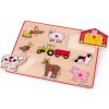 Bigjigs Toys Vkládací puzzle Farmářský statek