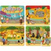 Vilac 24-dielne drevené Puzzle zoo - puzzle 2642