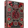 Theory11 Avengers: Infinity Saga Marvel hrací karty superhrdinů Červená