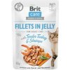 Brit Care Cat Fillets in Jelly with Turkey & Shrimps 85g